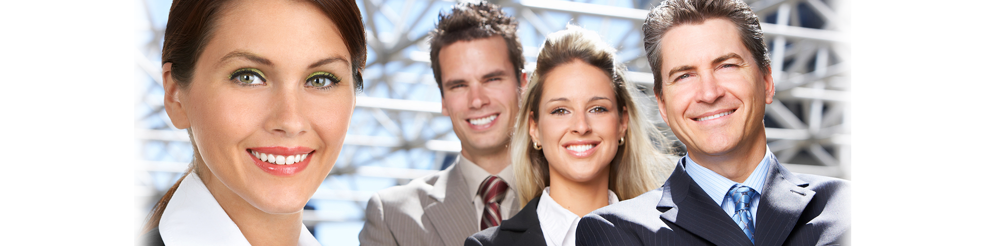 Group Shot Business Executives 
